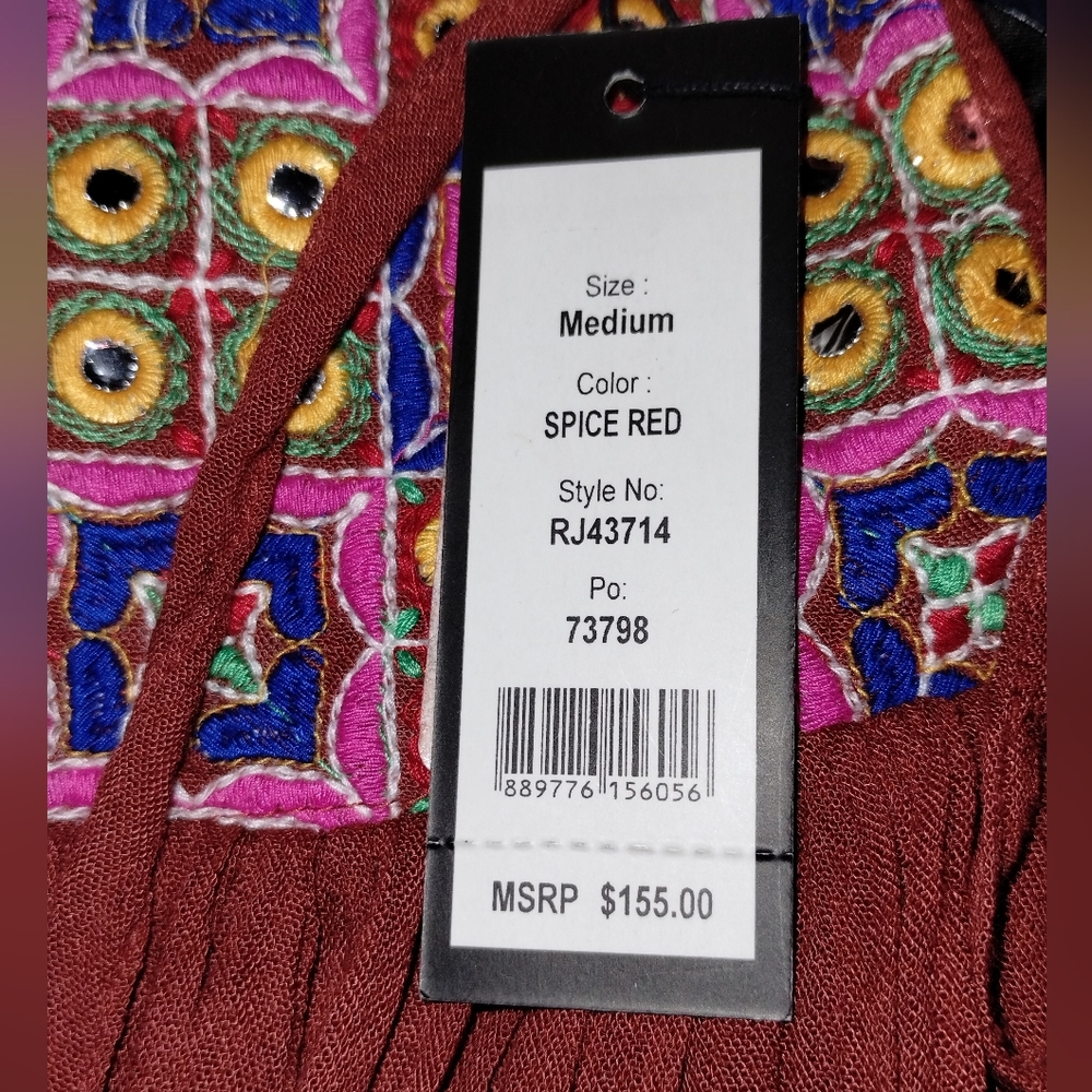 Romeo + Juliet Boho Patterned Sundress Size medium - Picture 2 of 11